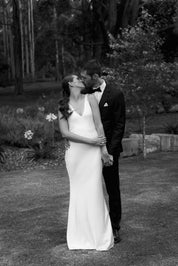 THE EDEN DEEP V SLIP GOWN