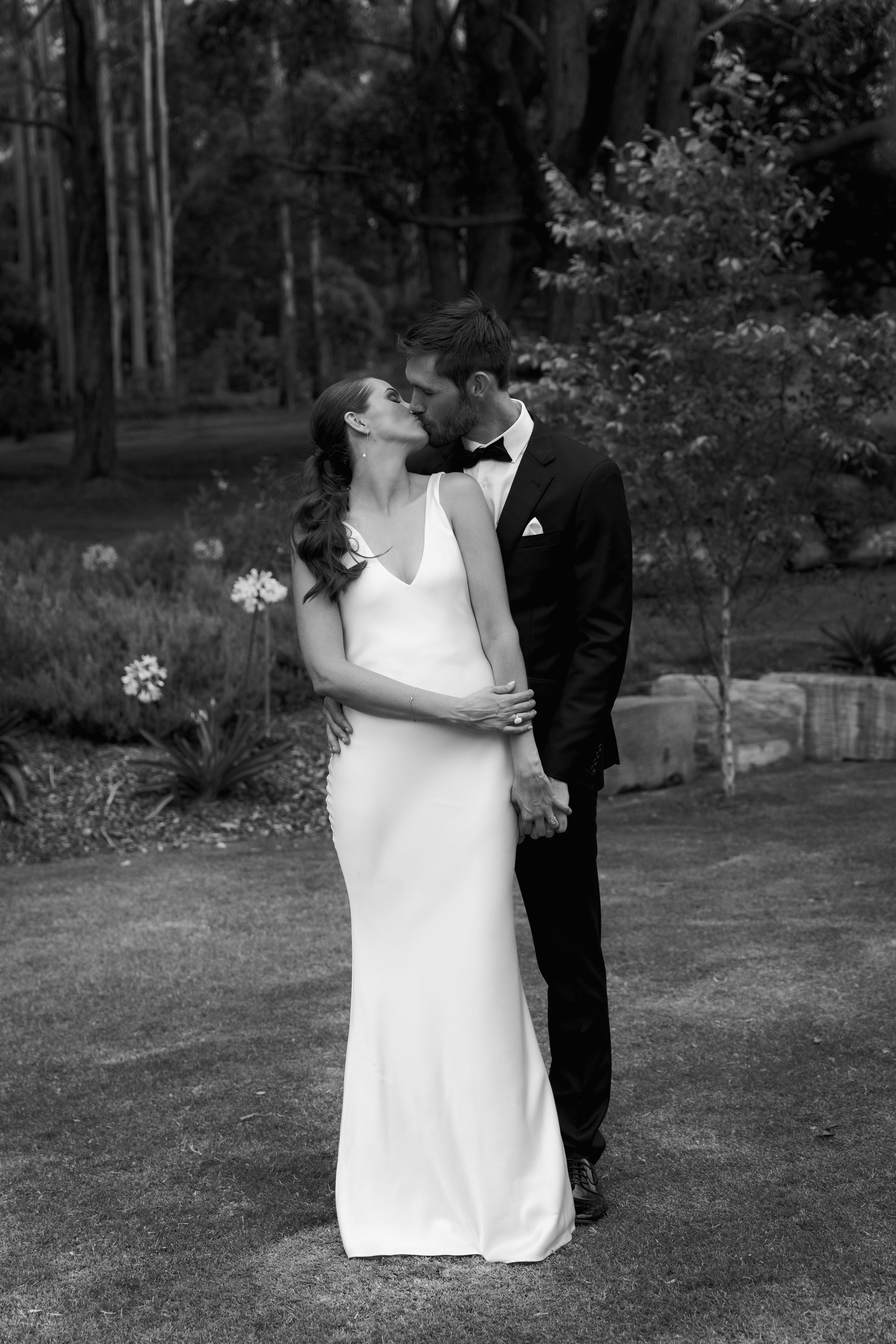 THE EDEN DEEP V SLIP GOWN