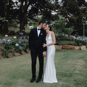 THE EDEN DEEP V SLIP GOWN