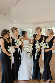 THE ROSALIE GOWN WITH SHOULDER BOWS