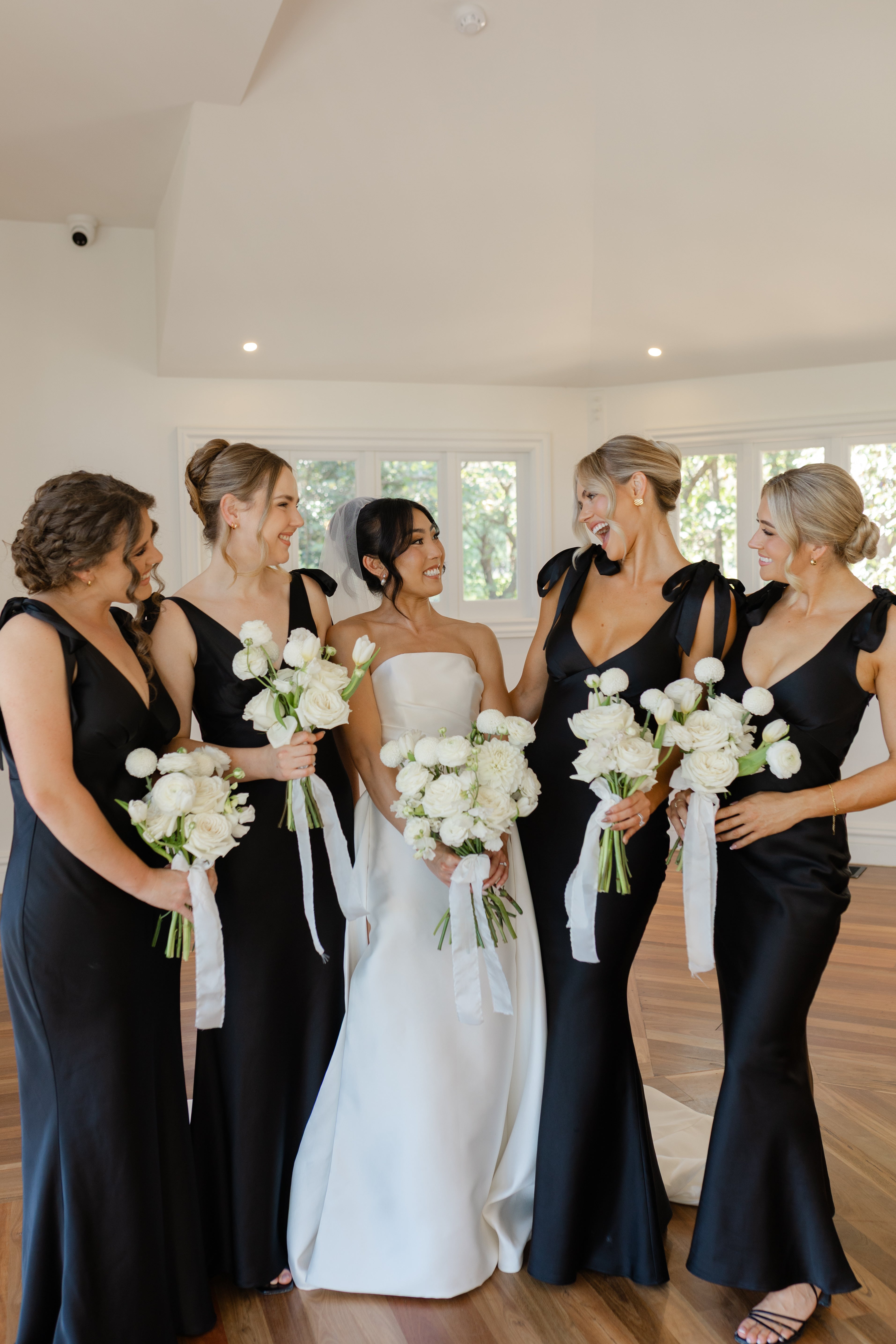 THE ROSALIE GOWN WITH SHOULDER BOWS