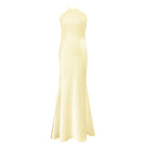 THE BAMBI HALTER GOWN
