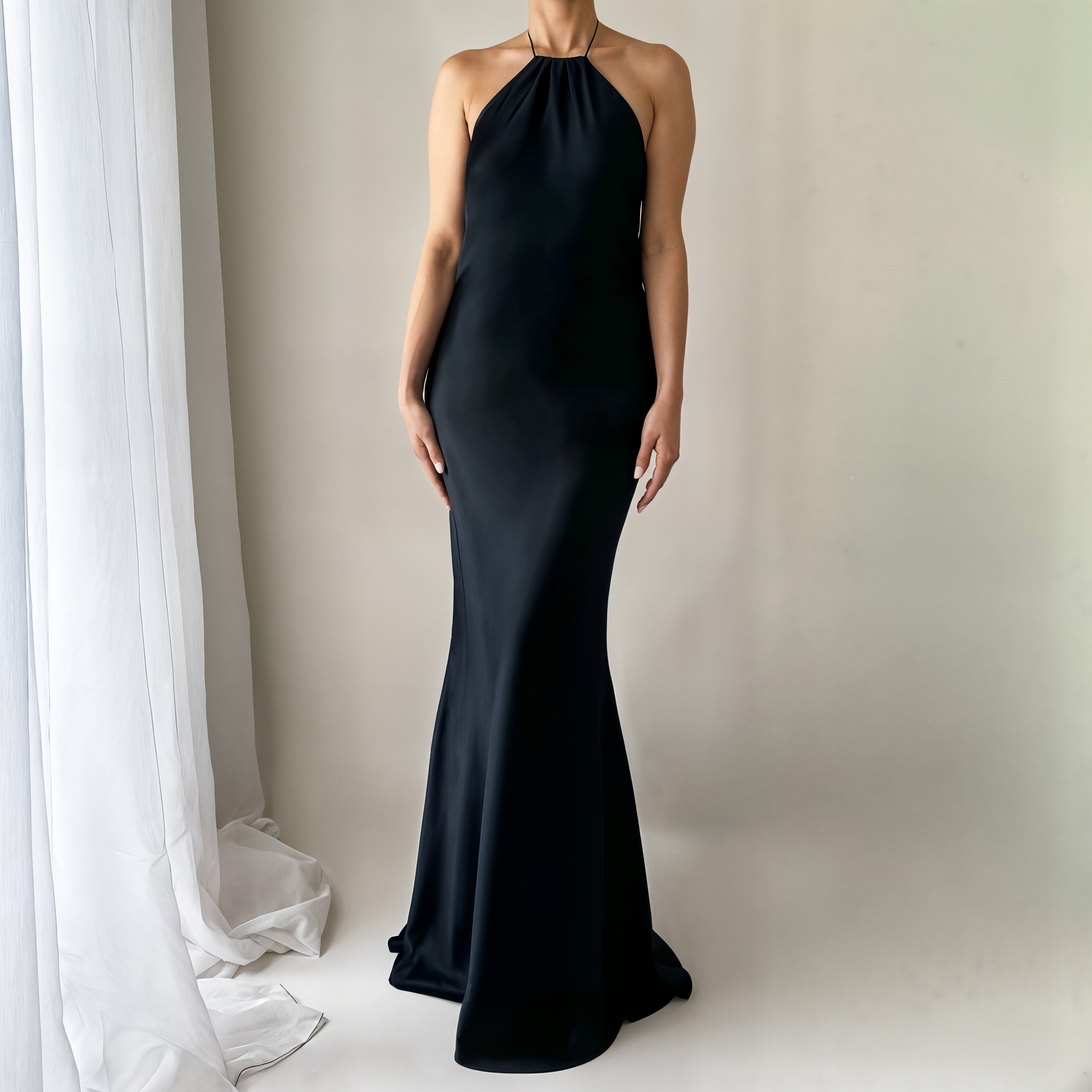 THE BAMBI HALTER GOWN
