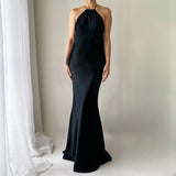 THE BAMBI HALTER GOWN