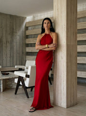 THE BAMBI HALTER GOWN