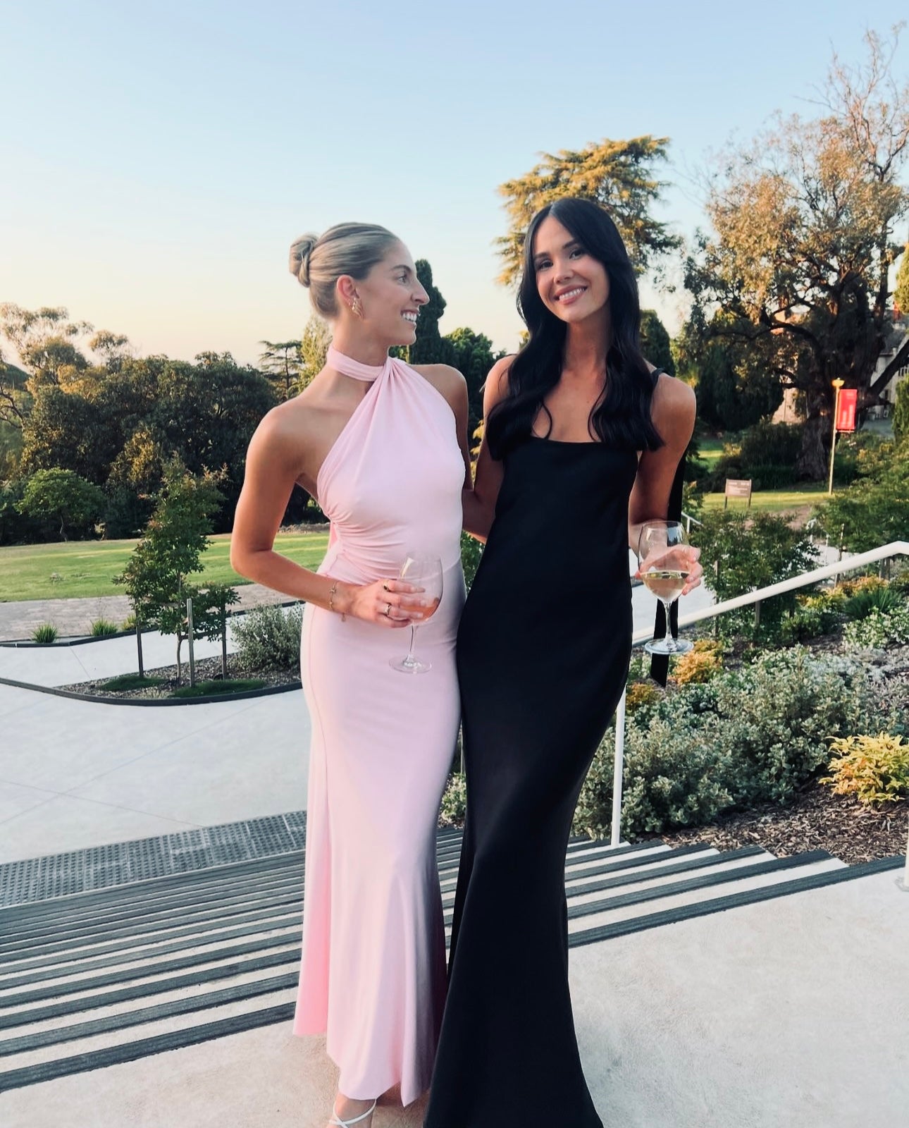 The Ivy Slip Gown With Shoulder Bows