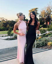 The Ivy Slip Gown With Shoulder Bows