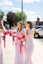 THE PHOENIX GOWN WITH SHOULDER BOWS - SAMPLE SALE