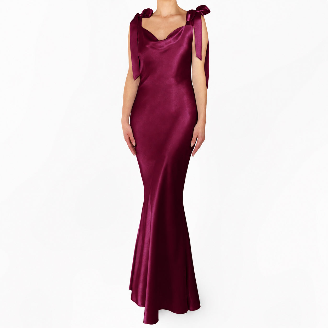 THE PHOENIX GOWN WITH SHOULDER BOWS