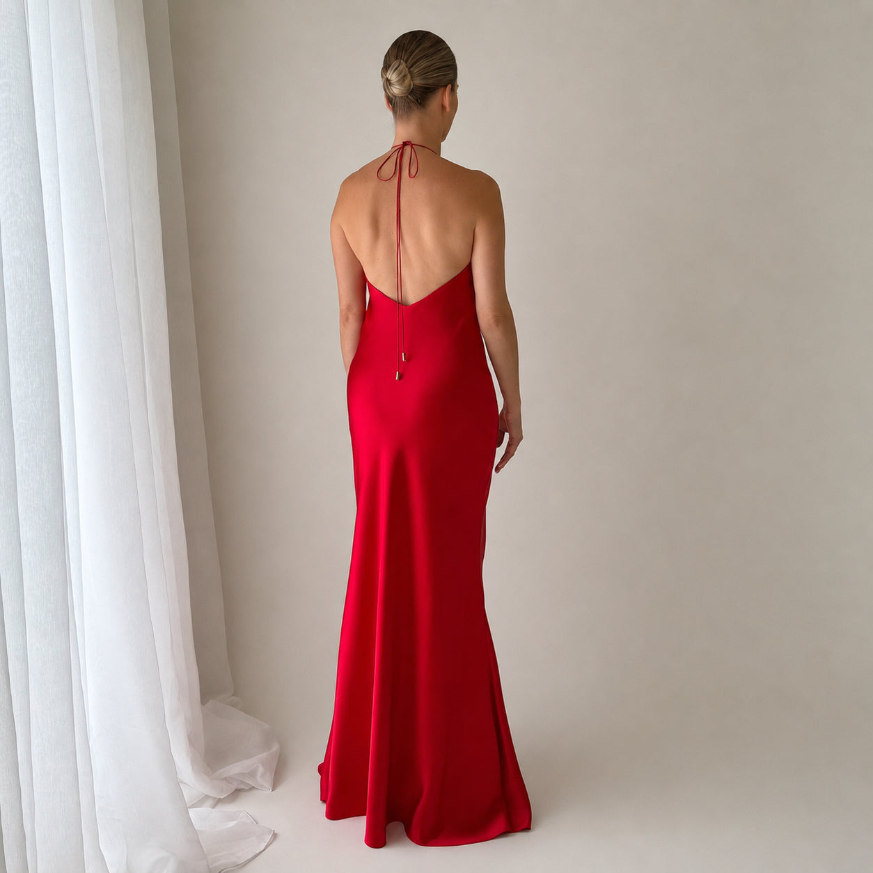 THE BAMBI HALTER GOWN