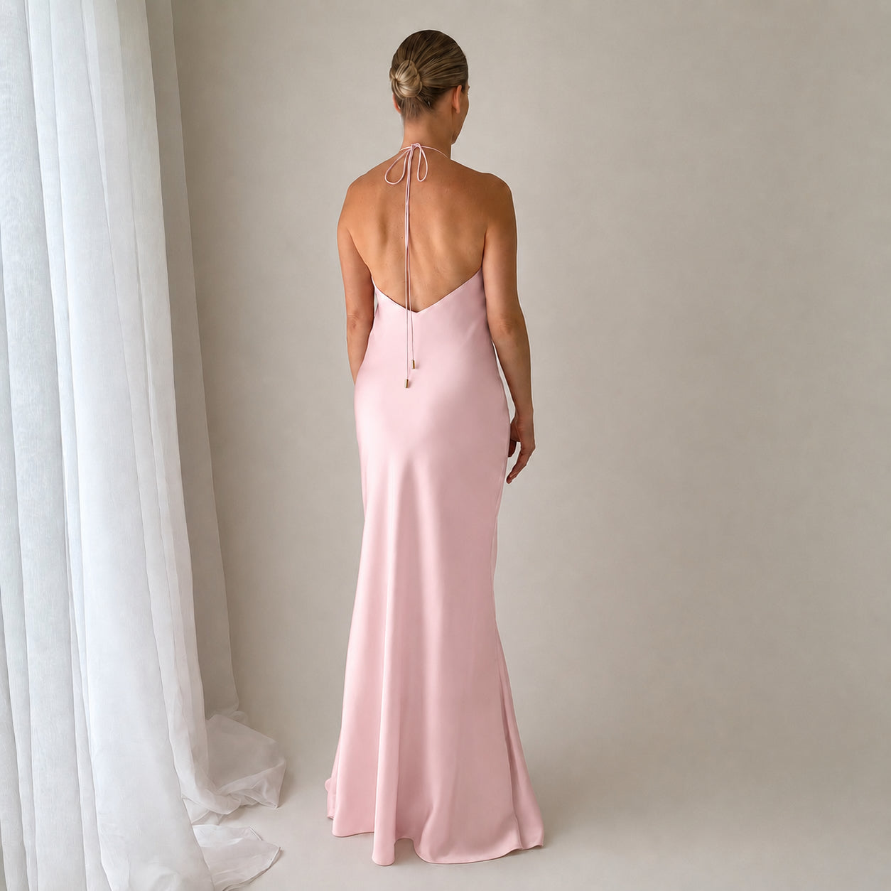 THE BAMBI HALTER GOWN