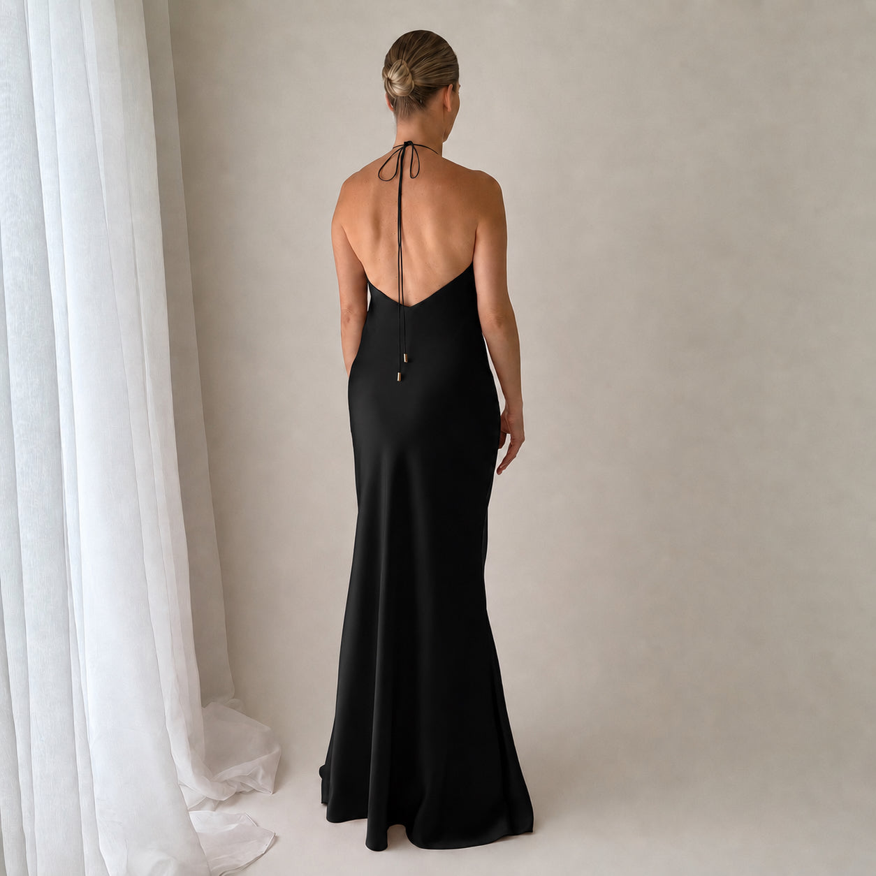 THE BAMBI HALTER GOWN