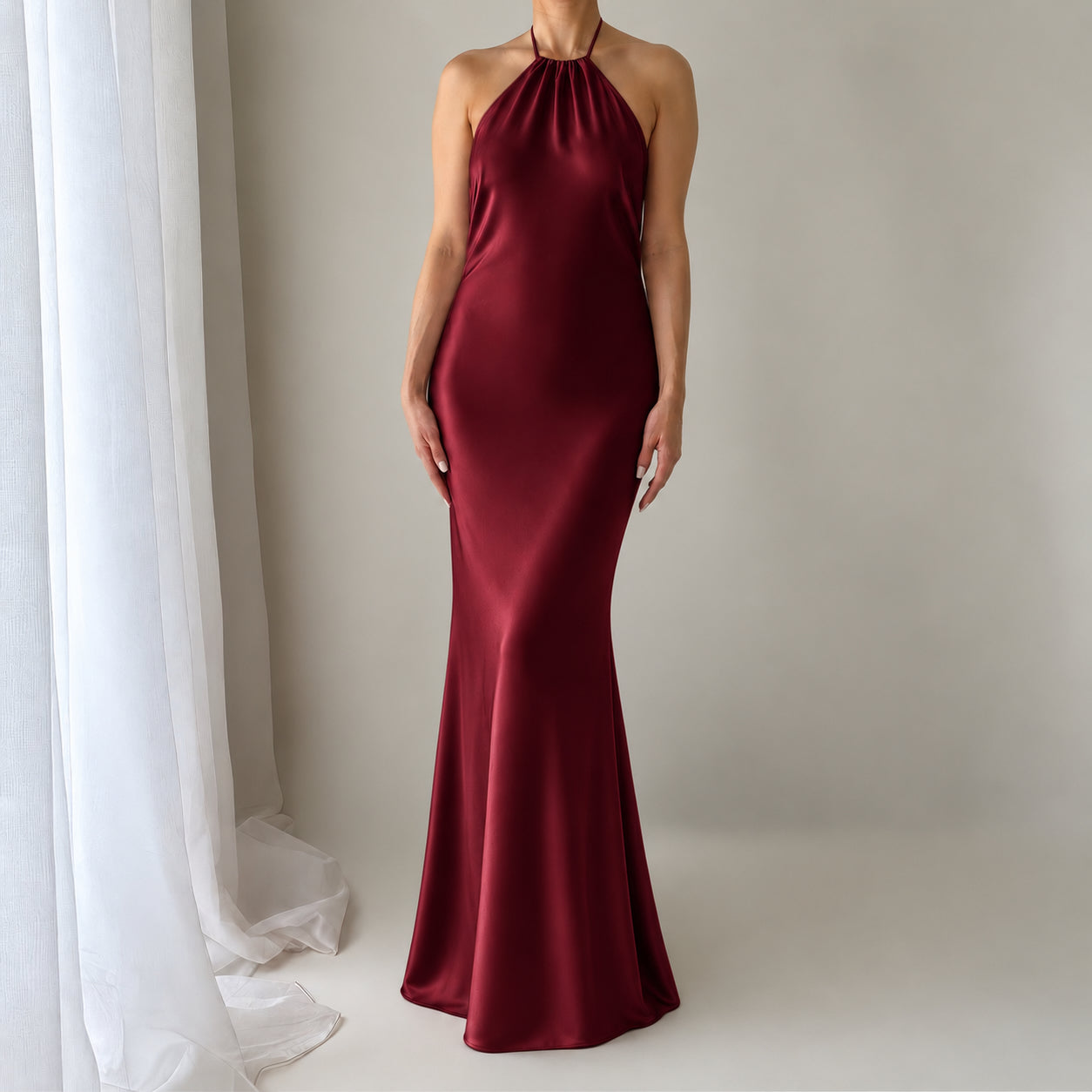 THE BAMBI HALTER GOWN - NEW COLOUR