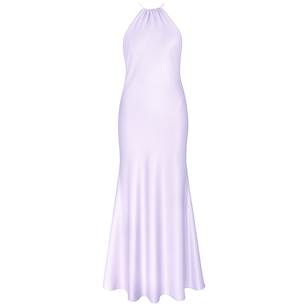 bambia maxi dress purple The Bambi Halter Gown – héxié