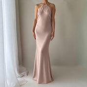 THE BAMBI HALTER GOWN