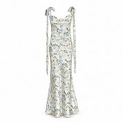 THE PHOENIX GOWN WITH LONG SHOULDER BOWS