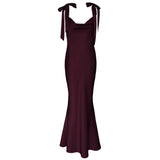 The Phoenix Gown With Shoulder Bows