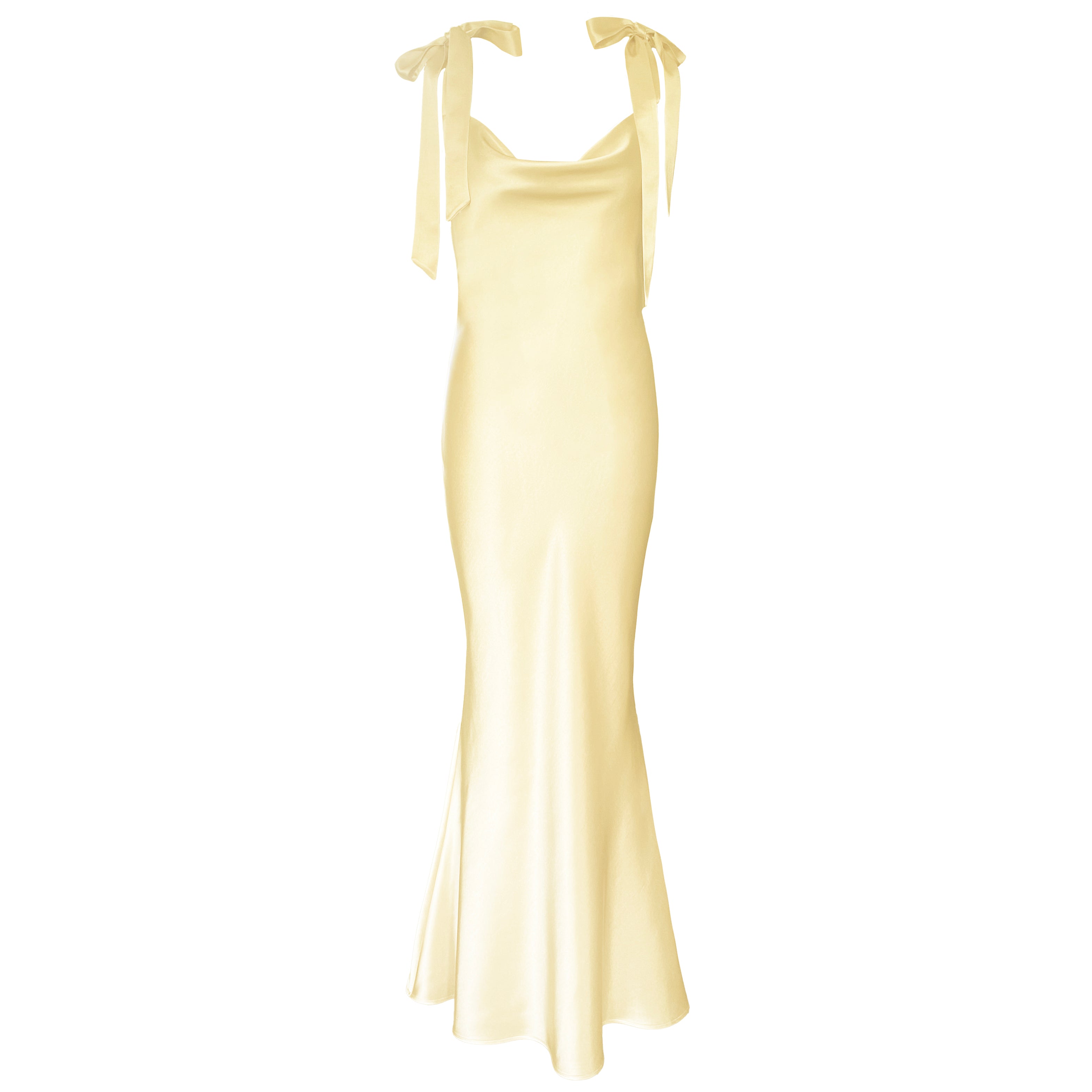 The Phoenix Gown With Shoulder Bows