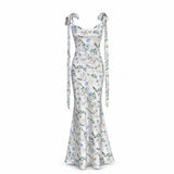 THE PHOENIX GOWN WITH LONG SHOULDER BOWS