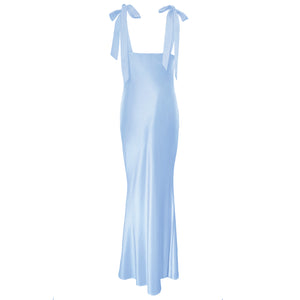 The Phoenix Gown With Shoulder Bows - Sample Sale