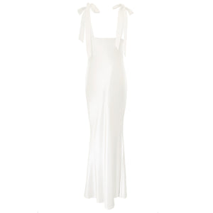 The Phoenix Gown With Shoulder Bows