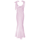 THE PHOENIX GOWN WITH SHOULDER BOWS - SAMPLE SALE