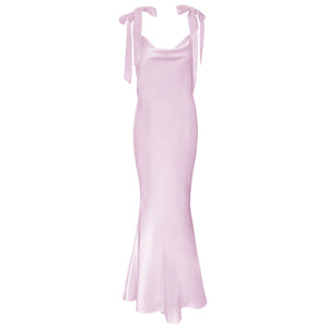 Open image in slideshow, The Phoenix Gown With Shoulder Bows NEW COLOUR
