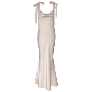 Open image in slideshow, The Phoenix Gown With Shoulder Bows

