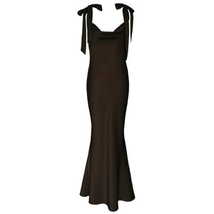 Open image in slideshow, The Phoenix Gown With Shoulder Bows New Colour
