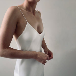 The Brooklyn V Neck Slip Gown