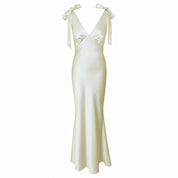 THE ROSALIE GOWN WITH SHOULDER BOWS