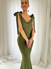 THE PHOENIX GOWN WITH SHOULDER BOWS