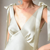 THE ROSALIE GOWN WITH SHOULDER BOWS