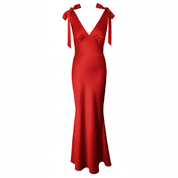 THE ROSALIE GOWN WITH SHOULDER BOWS