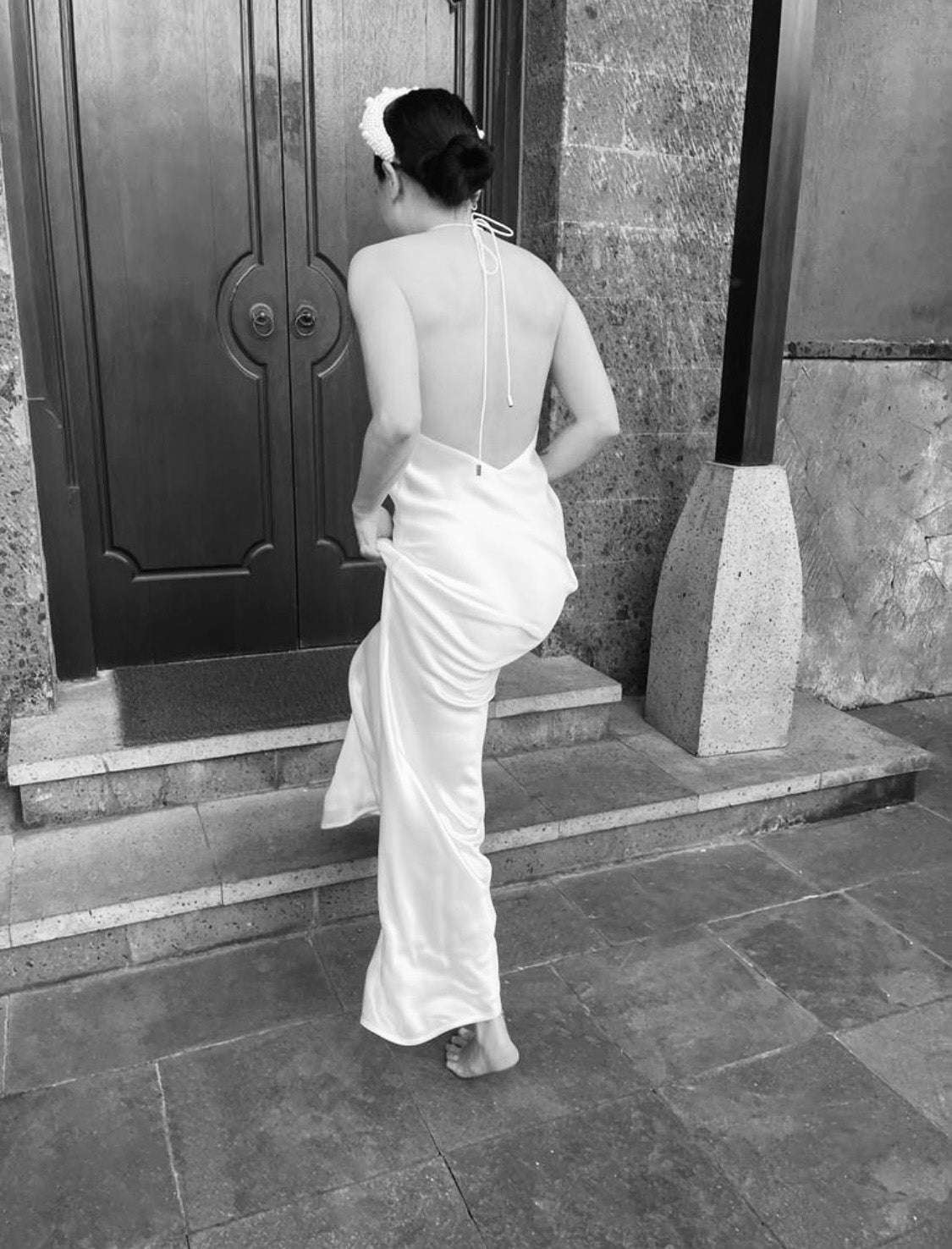 THE BAMBI HALTER GOWN
