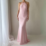 THE BAMBI HALTER GOWN