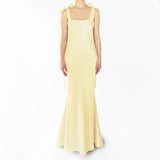 THE IVY SLIP GOWN WITH SHOULDER BOWS