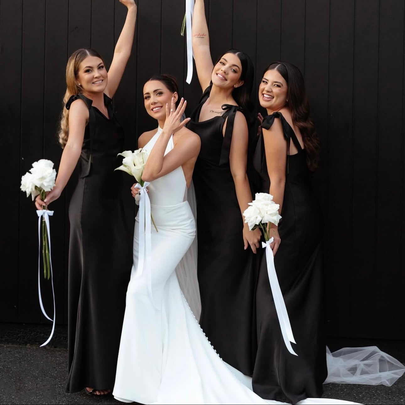 THE PHOENIX GOWN WITH SHOULDER BOWS