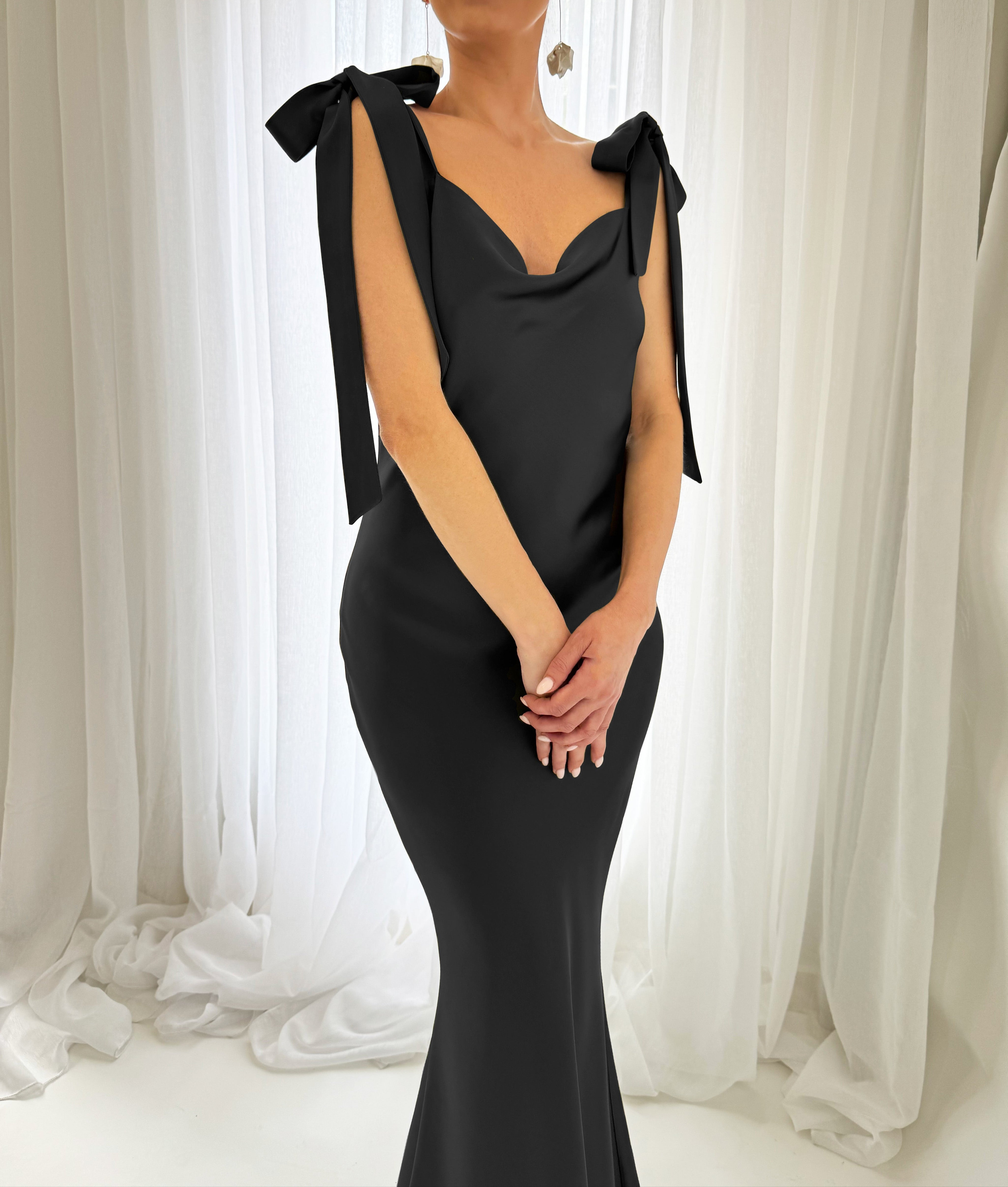 THE PHOENIX GOWN WITH SHOULDER BOWS