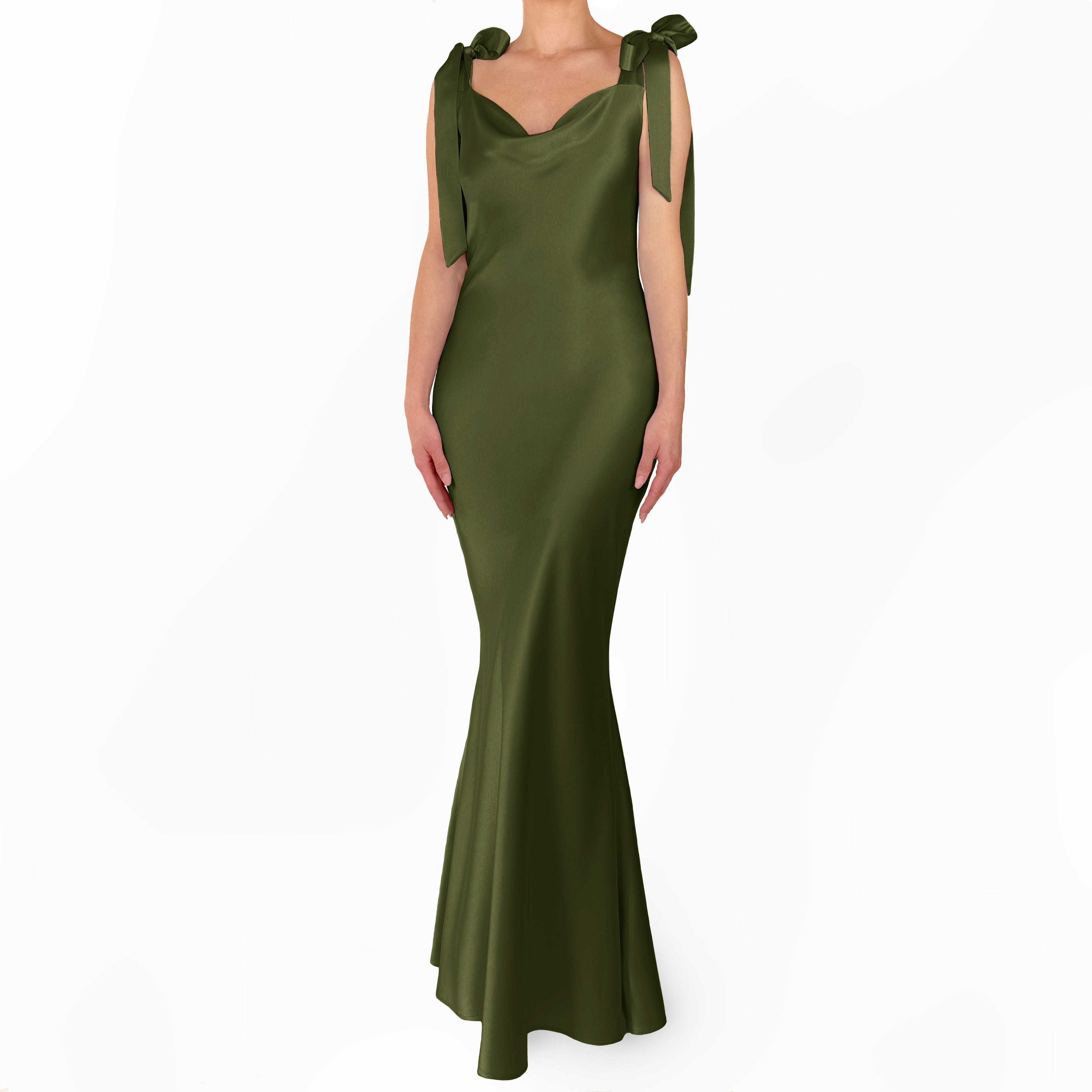 THE PHOENIX GOWN WITH SHOULDER BOWS