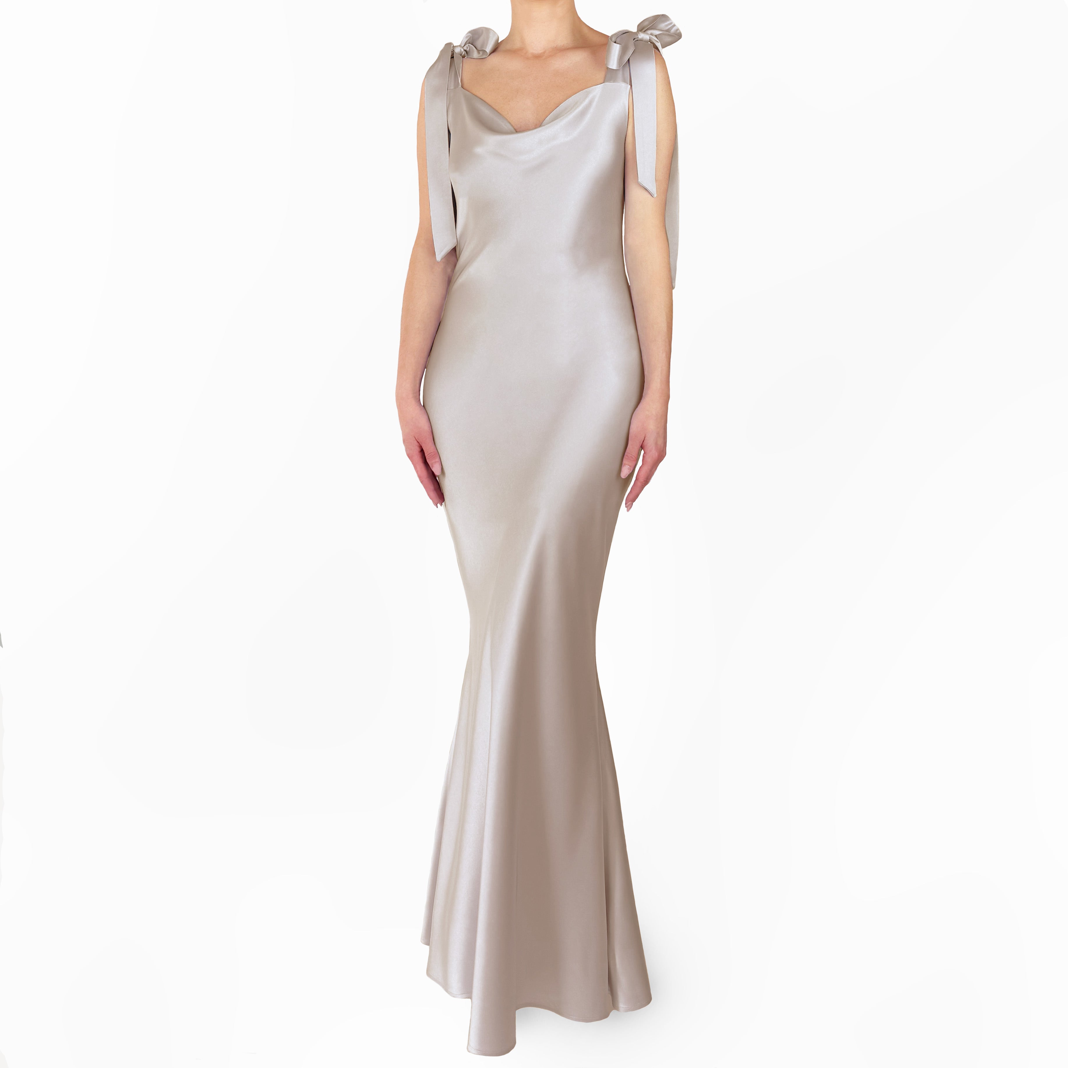 THE PHOENIX GOWN WITH SHOULDER BOWS