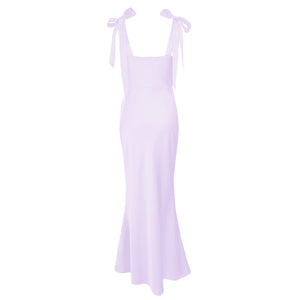 The Rosalie Deep V Gown With Shoulder Bows NEW COLOUR