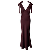 THE ROSALIE GOWN WITH SHOULDER BOWS