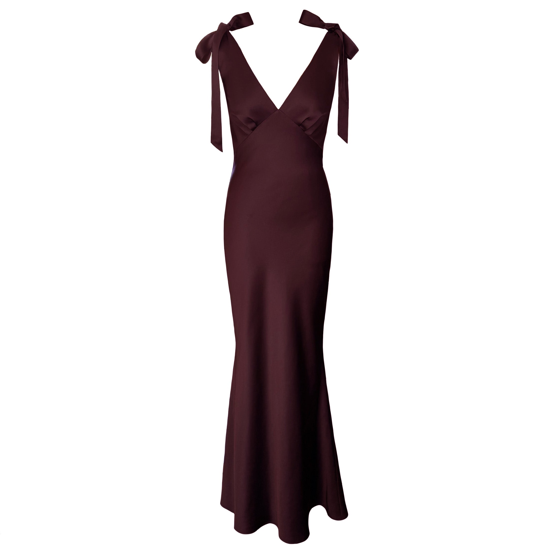 THE ROSALIE GOWN WITH SHOULDER BOWS