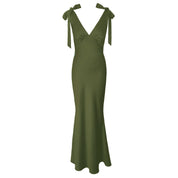 THE ROSALIE GOWN WITH SHOULDER BOWS