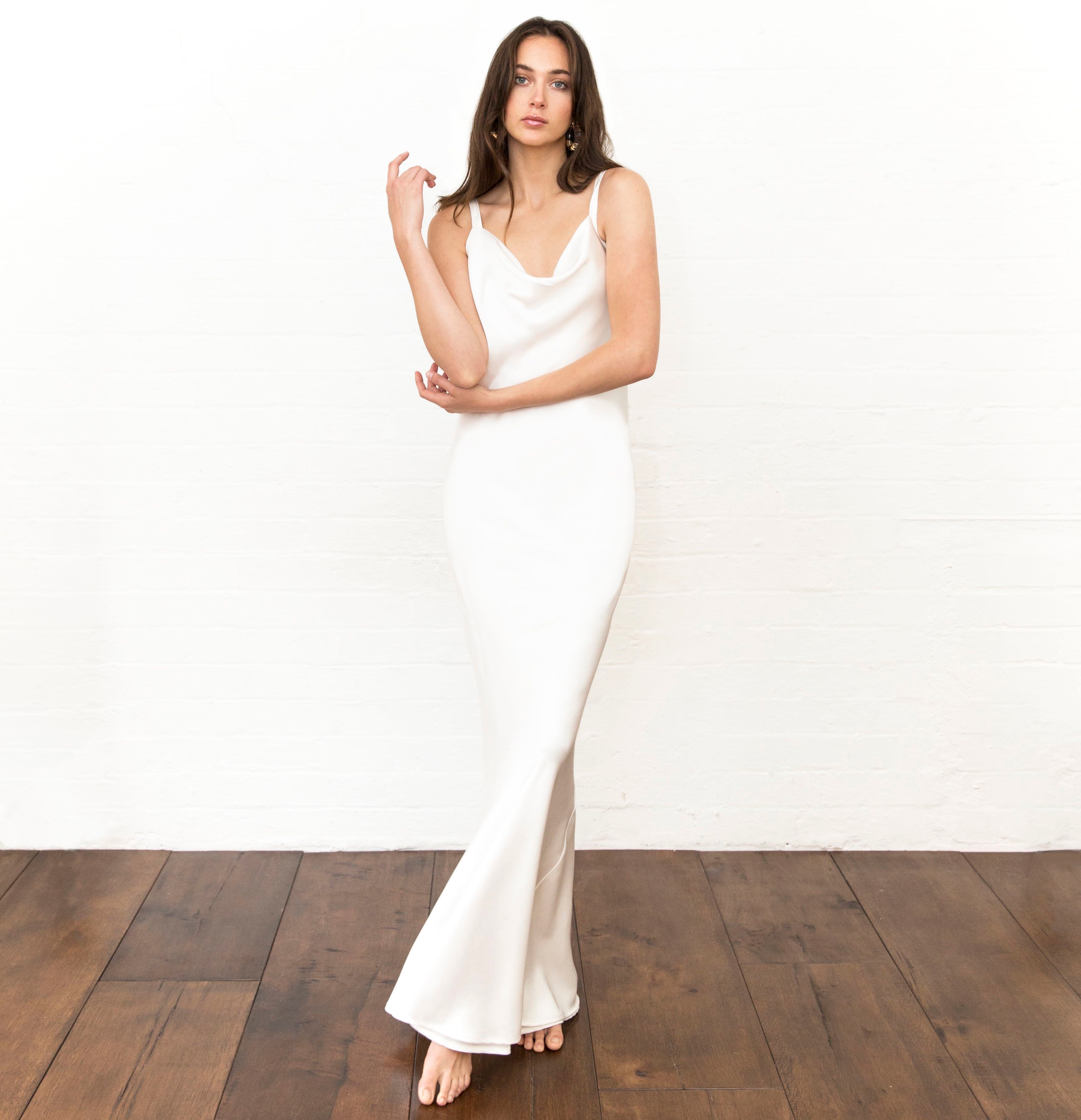 THE PHOENIX GOWN WITH WIDENED STRAPS - SAMPLE SALE
