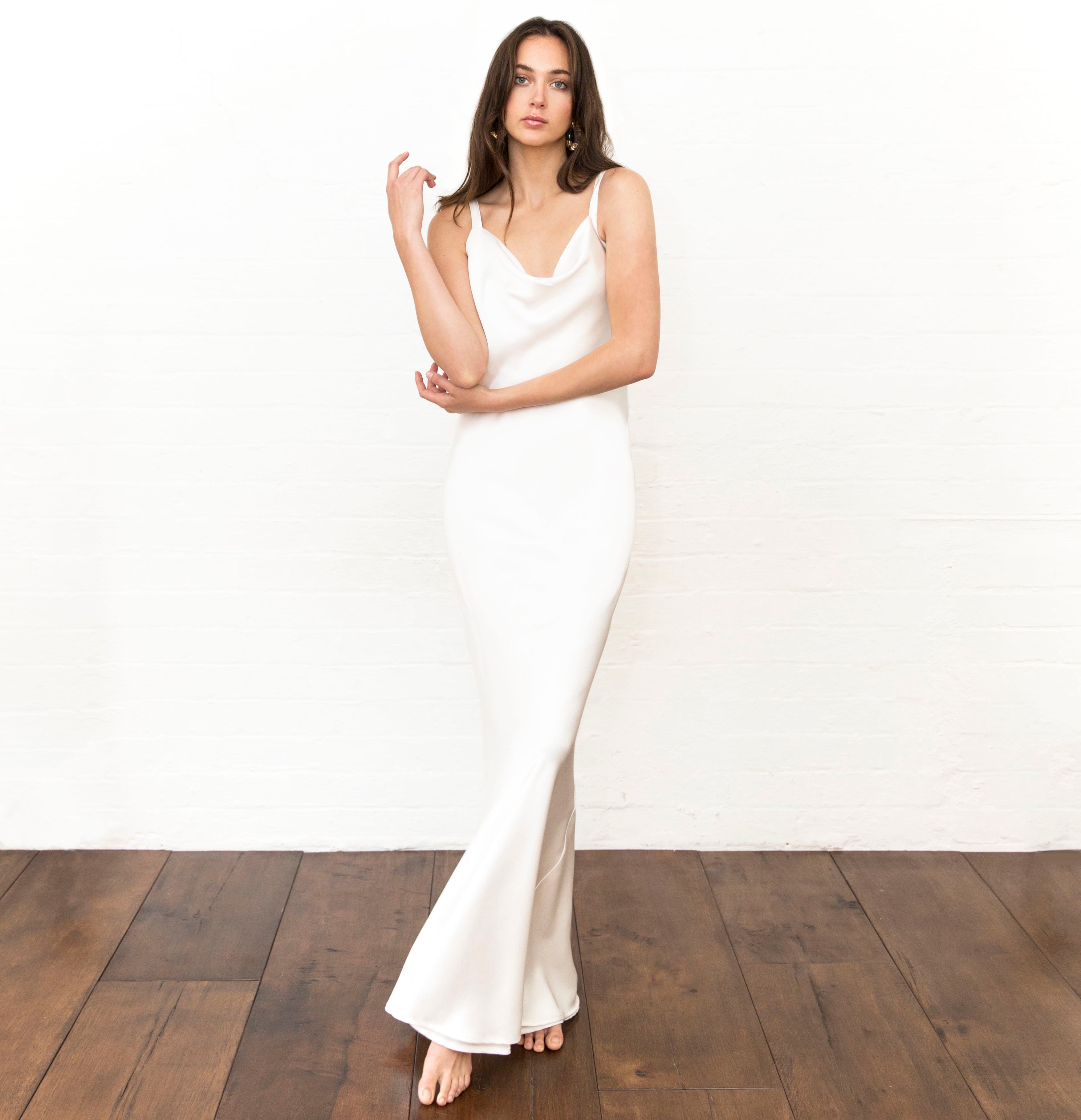 THE PHOENIX GOWN WITH SHOULDER BOWS