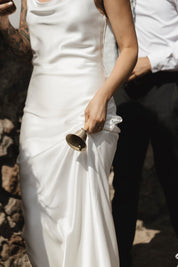 THE PHOENIX GOWN WITH SHOULDER BOWS