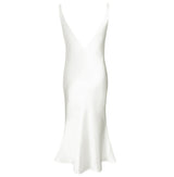 THE EDEN DEEP V SLIP DRESS