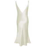 THE EDEN DEEP V SLIP DRESS - SAMPLE SALE